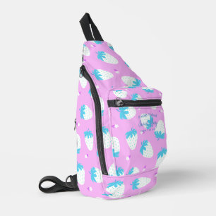 Bandolera Azul rosado de fresa