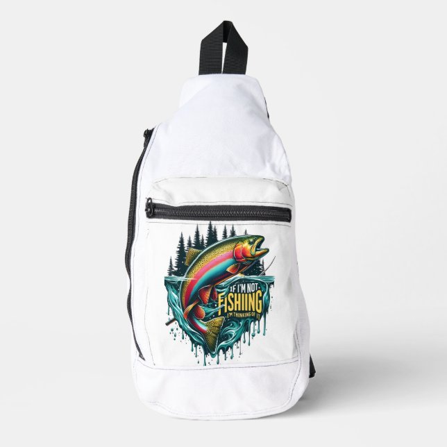 Bandolera Baile arcoiris Saltos de peces vibrantes del agua (Anverso)