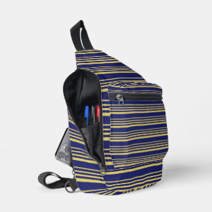 Bandolera Bandas de oro y navío con estampado