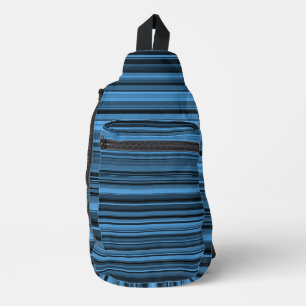 Bandolera Bandas negras azules
