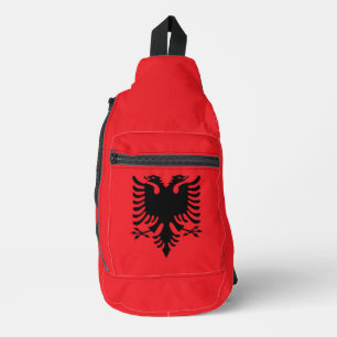Bandolera bandera albanesa