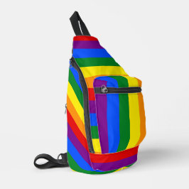 Bandolera Bandera arcoiris LGBTQ+ para el mes del orgullo -