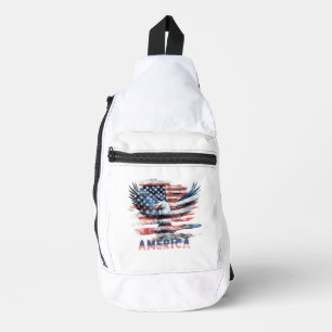 Bandolera Bandera de los Estados Unidos. América