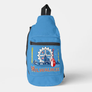 Bandolera Bandera de Milwaukee, Wisconsin