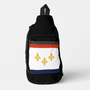 Bandolera Bandera de Nueva Orleans, Luisiana 