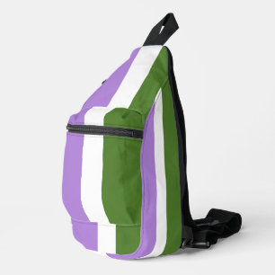 Bandolera Bandera de orgullo genderqueer de SlipperyJoe lava
