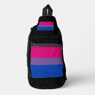 Bandolera Bandera del Orgullo Bisexual de SlipperyJoe lavand