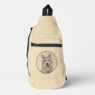Bandolera Berger Picard Shepherd Dark Fawn Pintura de Perro 