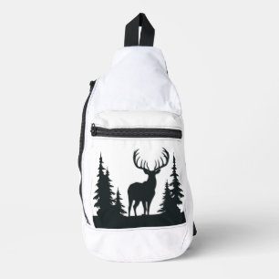 Bandolera Big Buck Entre Árboles Pinos