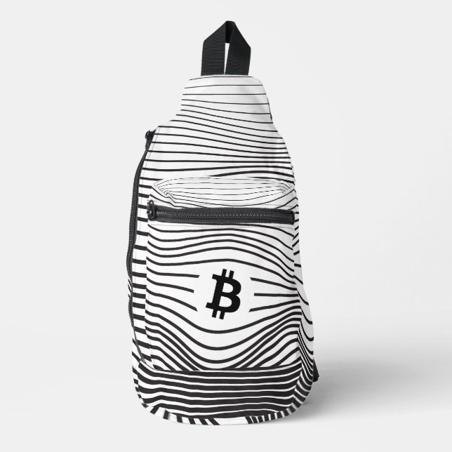 Bandolera Bitcoin Force (Blanco)  (Anverso)