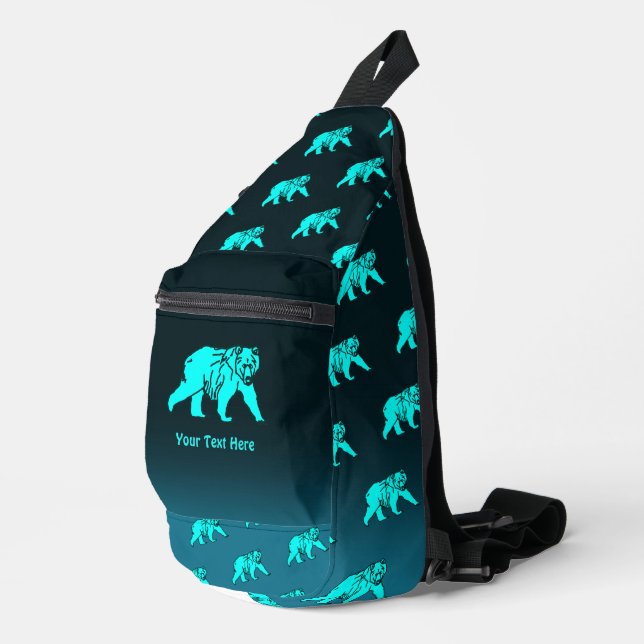 Bandolera Blue Kodiak Bear (Esquina derecha)