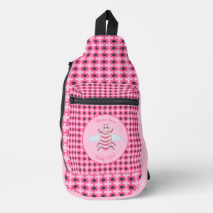 Bandolera Bonito Bebé Rosa Bee Personalizado