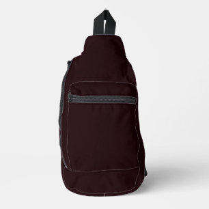 Bandolera Borgoña oscura   Plain Burgundy