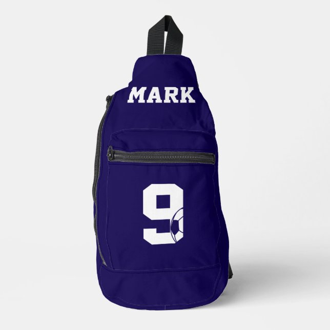 Bandolera Botas de fútbol personalizadas (Anverso)
