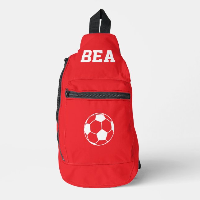 Bandolera Botas de fútbol personalizadas (Anverso)