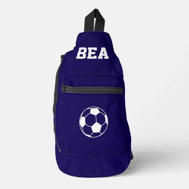 Bandolera Botas de fútbol personalizadas (Anverso)