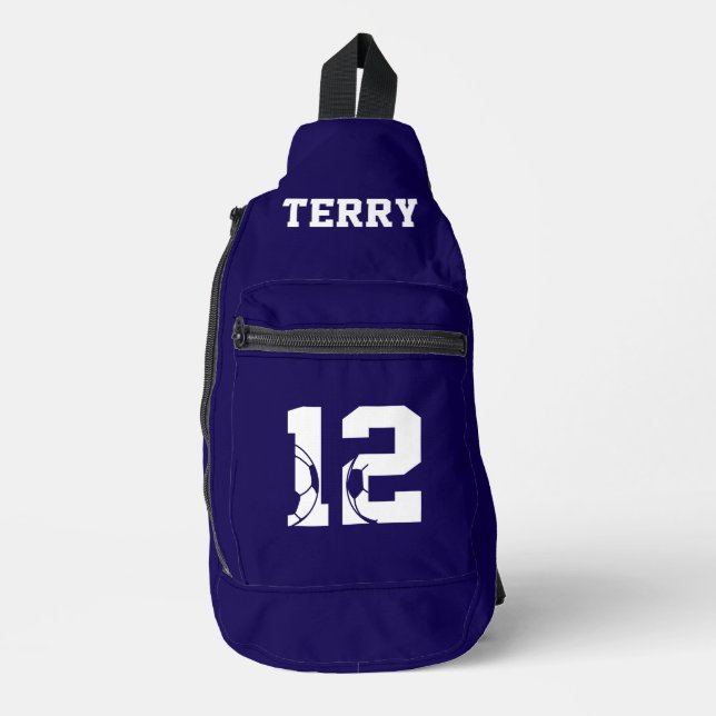Bandolera Botas de fútbol personalizadas (Anverso)