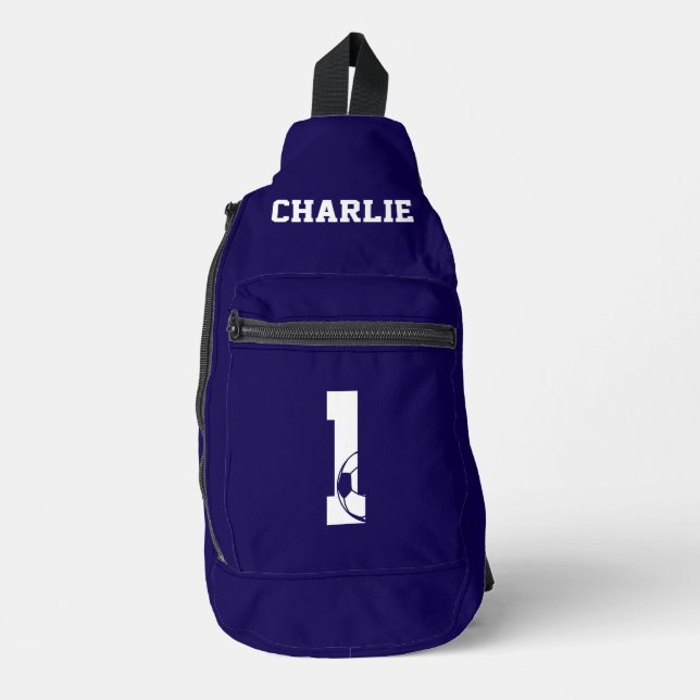 Bandolera Botín de fútbol personalizado (Anverso)