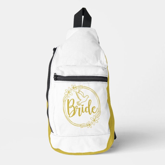 Bandolera BRIDE Gold White (Anverso)