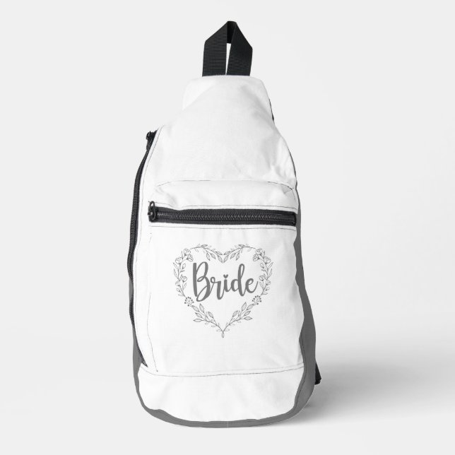 Bandolera BRIDE Gris White (Anverso)