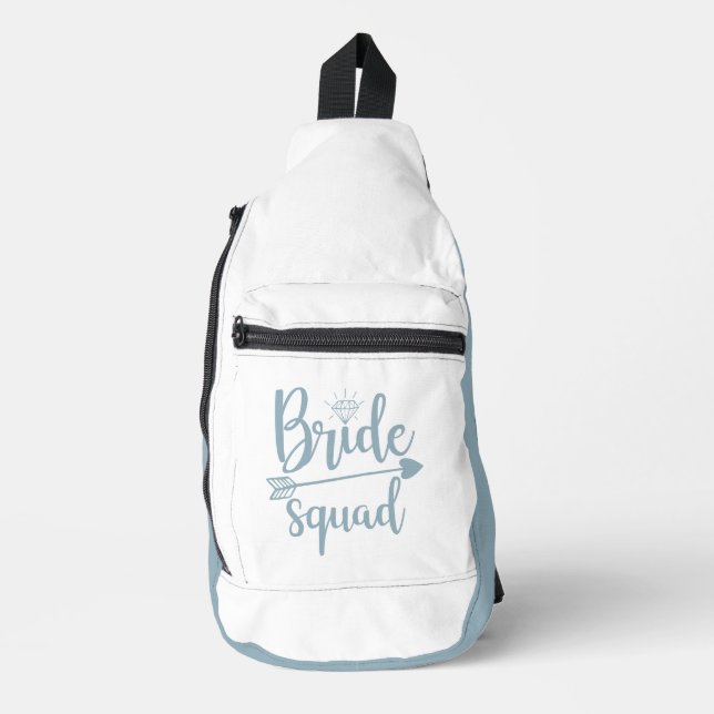 Bandolera BRIDE SQUAD Duste Blue White (Anverso)
