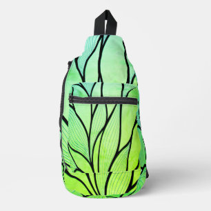 Bandolera Brillantes tonos verdes con licencia creativa