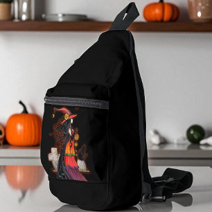 Bandolera Bruja Way Molly Harrison Halloween Bruja y Gato