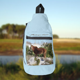 Bandolera Caballo salvaje de la isla de Assateague