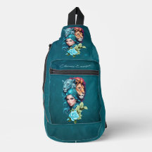 Cabeza de mujer hermosa con ojos expresivos