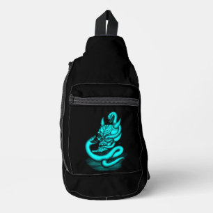 Bandolera Calavera - Cabeza malvada con serpiente