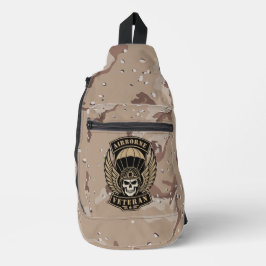 Bandolera Calavera de veterano aerotransportado