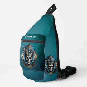 Bandolera Calavera que encarna el aura mística