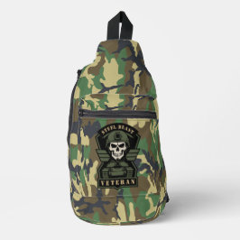 Bandolera Calavera Táctica Veterana del Tanque Steel Beast