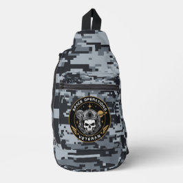 Bandolera Calavera Táctica Veterano de Operaciones Espaciale