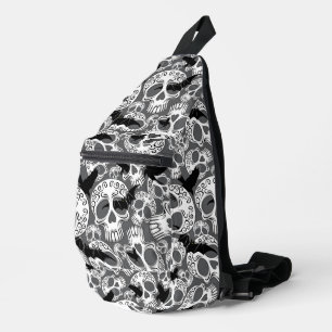 Bandolera Calaveras decorativas de Halloween