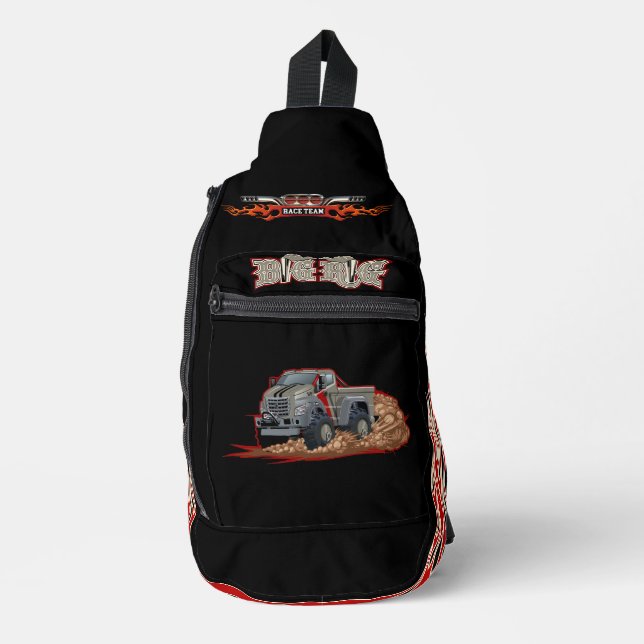 Bandolera Camión de dibujos animados (Anverso)