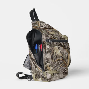 Bandolera Camo de Hojas Secas para Cazadores