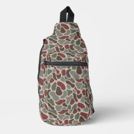 Bandolera Camo Retro (rojo verde)