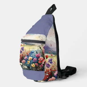 Bandolera Campo de las flores silvestres