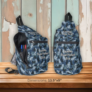 Bandolera Camuflaje de la Marina de los Gatos