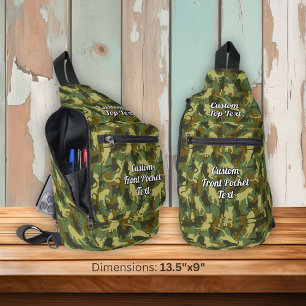 Bandolera Camuflaje de Woodland para gatos