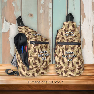 Bandolera Camuflaje del desierto de los gatos