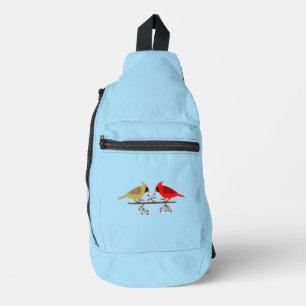 Bandolera Cardenales Navidades y Berries rojos