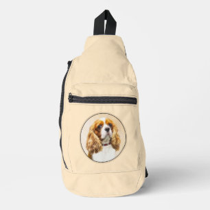 Bandolera Cavalier King Charles Spaniel Cav Pintura de arte