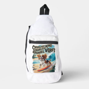Bandolera Cavalier King Charles Spaniel Surfing