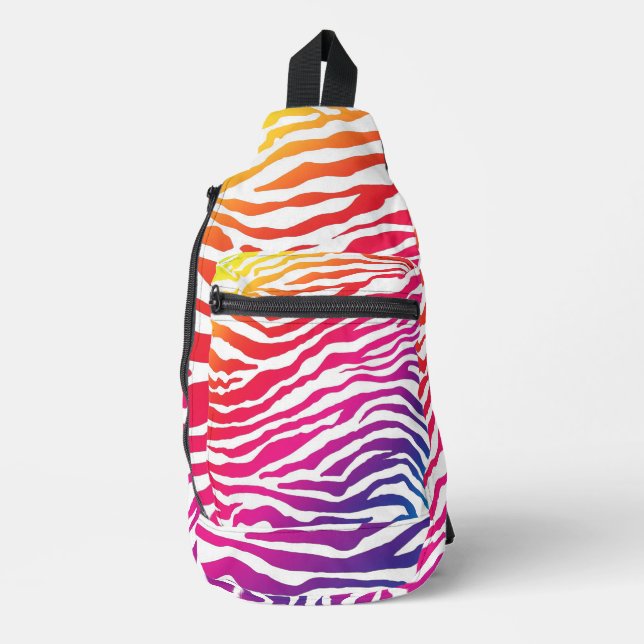Bandolera Cebra Arcoíris (Anverso)