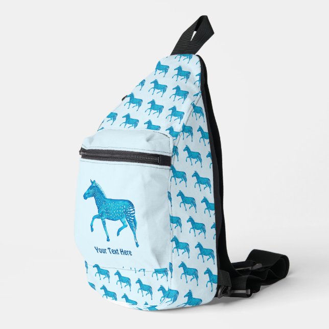 Bandolera Cebra de punto de polka (Esquina derecha)