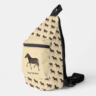 Bandolera Cebra de punto de polka