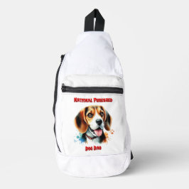 Bandolera Celebración de Beagle: Día Nacional del Perro en P