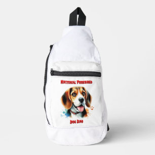 Bandolera Celebración de Beagle: Día Nacional del Perro en P